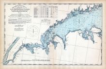 United States Coast Survey - New York to Norwalk Islands - Long Island Sound, Connecticut State Atlas 1893